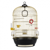 Оборудвана клетка за птици CAGE DIVA BRASS 40х65см.